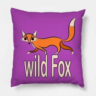 wild Fox Pillow