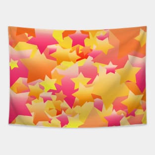 Bubble Stars Sherbet Tapestry