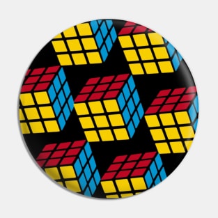 Vintage Rubiks Cube Pin