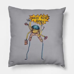 World Best Daddy Long Legs Pillow