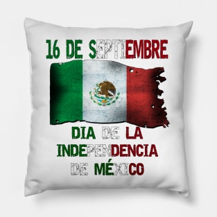 16 de Septiembre Dia de la Independencia de Mexico Mexico Mexican Independence Day Pillow