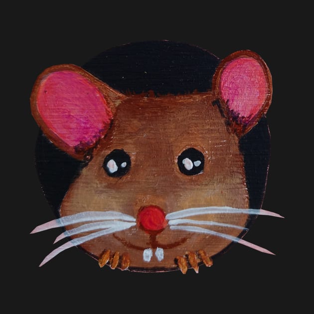 Funny Mouse by PaintingsbyArlette