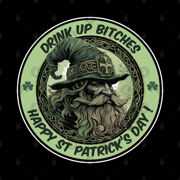 Funny Happy St Patrick's Day Drinking by NineBlack