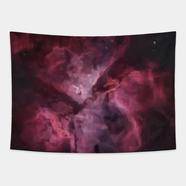 Carina Nebula Geometrized Tapestry by SpacePlace