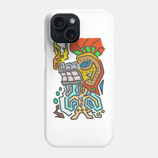Dragon Slayer Art Glyphs Phone Case by Markyartshop