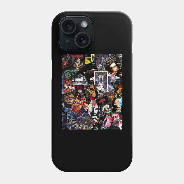 Movie Monster Collage Phone Case by Pop Laris Manis