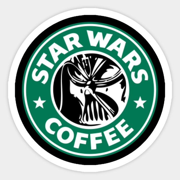 star wars coffee sticker