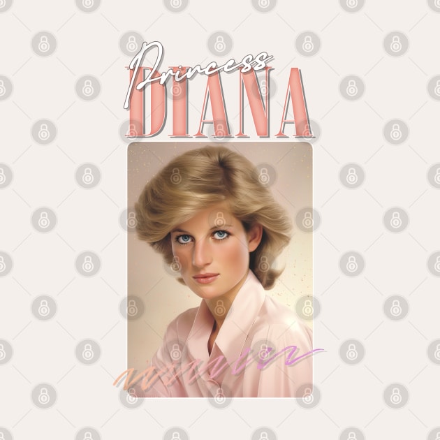 Princess Diana - - 80s Retro Aesthetic by DankFutura