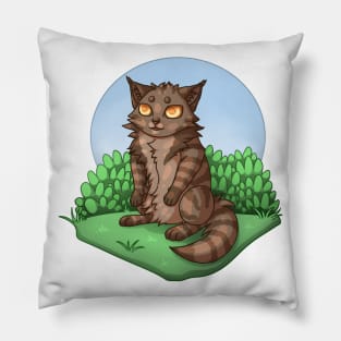 Dark cat Pillow