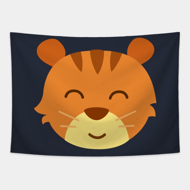 Tiger Face Tapestry by samshirts