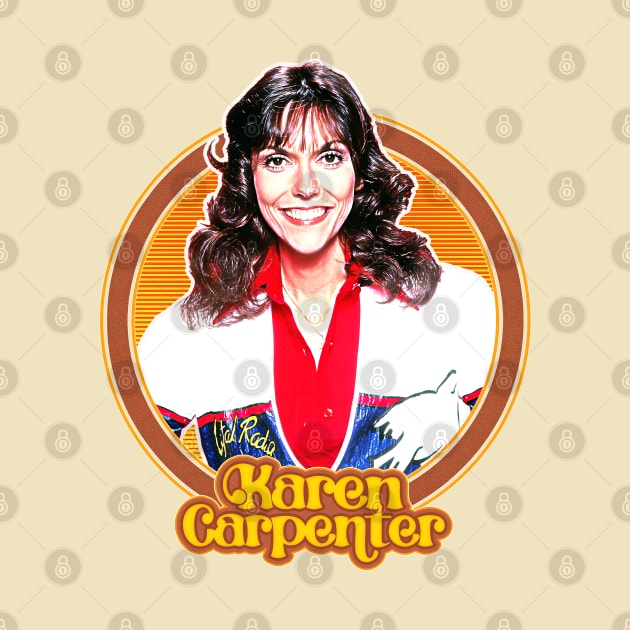 Karen Carpenter / Retro 70s Aesthetic Fan Design by DankFutura