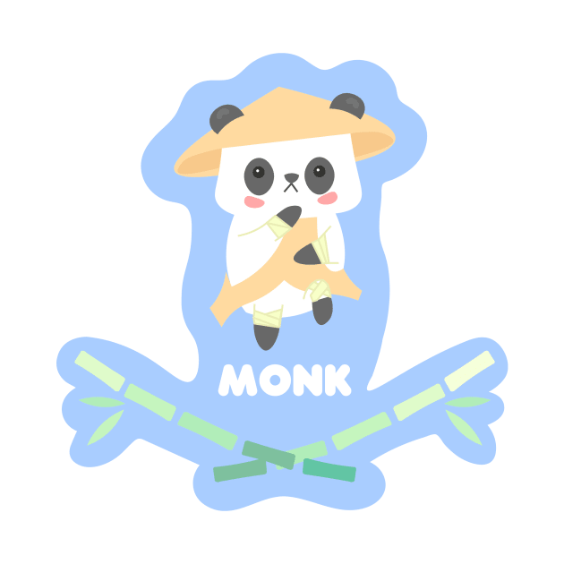 Monk Kawaii Panda by FlutesLoot