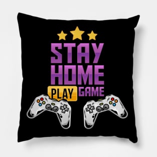 Stay Home Play Games Pillow