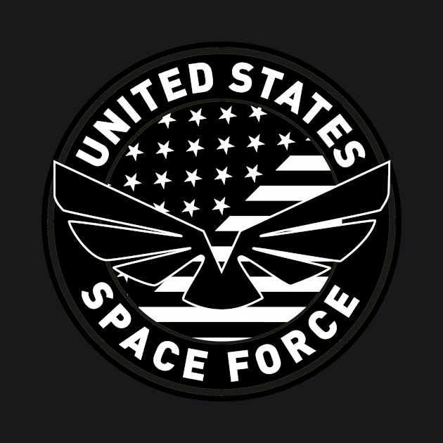 United States Space Force Eagle Design - Limited Edition by DesignbyDarryl