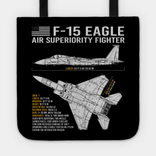 F-15 Eagle Blueprint Tote