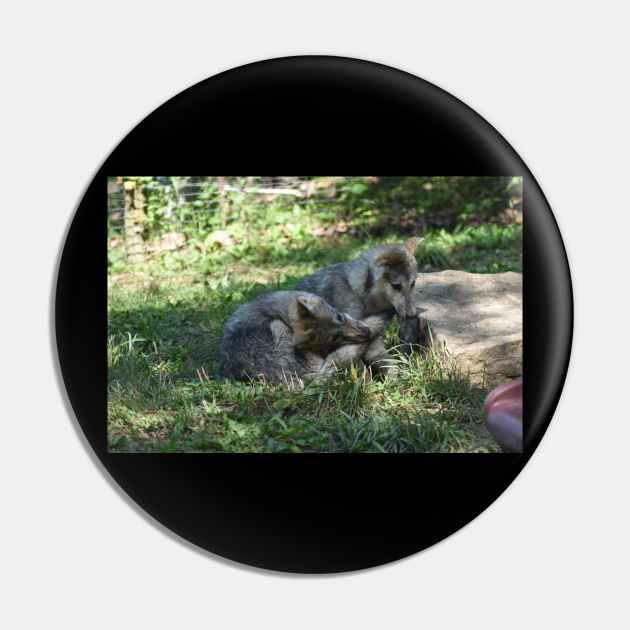 Wolf Puppies Pin by MarieDarcy