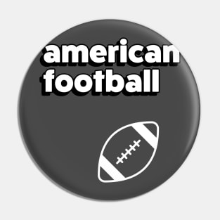 american football Pin