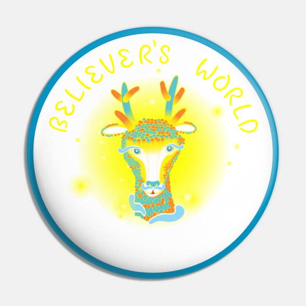 (Texted Pastel Carpet-like Version) Believer's World Resident Wopwop Pin by Believer's World The Other World The Eternal World