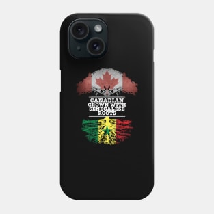 Canadian Grown With Senegalese Roots - Gift for Senegalese With Roots From Senegal Phone Case