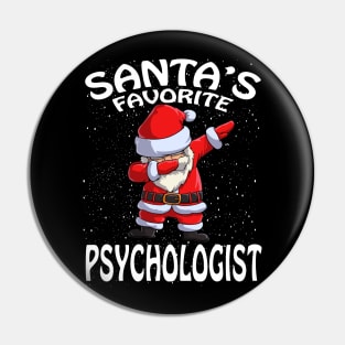 Santas Favorite Psychologist Christmas Pin