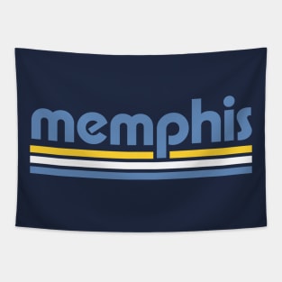 Retro Memphis Stripes Tapestry