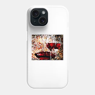 Abstract Influenced by Red Wine Phone Case