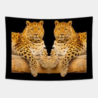 Two leopards Tapestry