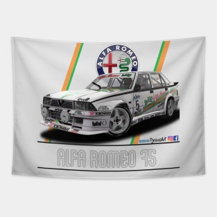 Alfa Romeo 75 five Tapestry