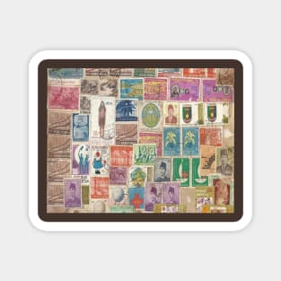 stamps art Magnet