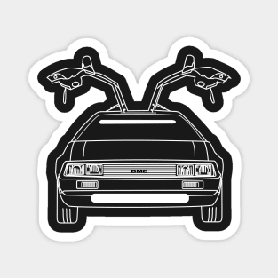 Delorean Magnet