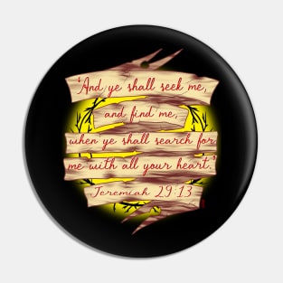 Jeremiah 29:13 Pin