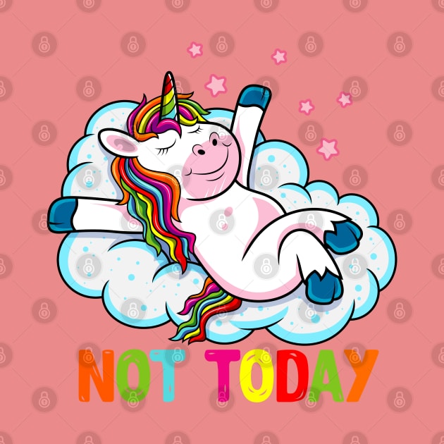 Lazy Unicorn Day by Coconil