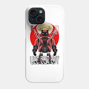 Ramen with robot Phone Case