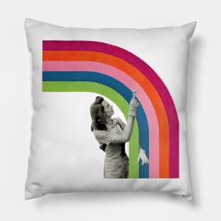 Paint a Rainbow Pillow