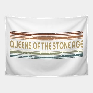 Queens of the Stone Age Retro Lines Tapestry