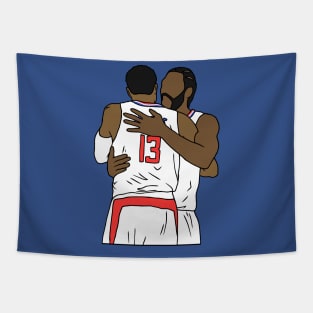 Kawhi And Paul George Tapestry