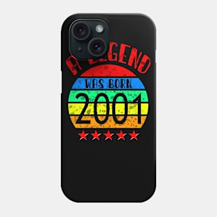 A legend was born 2001 Phone Case