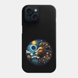 ZODIAC Leo - Astrological LEO - LEO - ZODIAC sign - Van Gogh style - 26 Phone Case