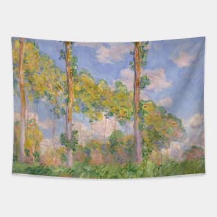 Poplars in the Sun by Claude Monet Tapestry