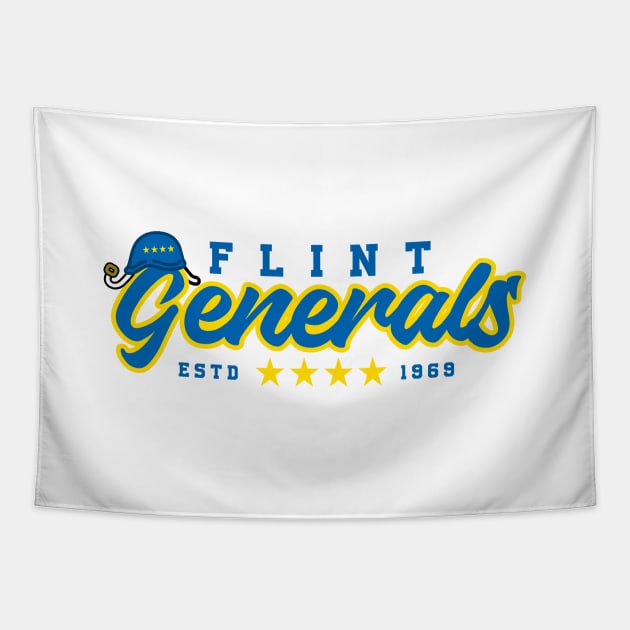 Flint generals Tapestry by J31Designs