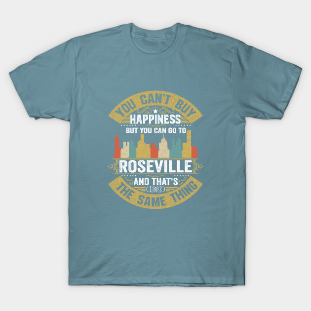 Disover Roseville City Ohio State USA Flag Native American - Roseville City - T-Shirt