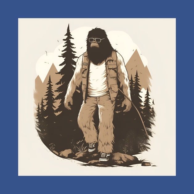 Dope Sasquatch in Nature by Grassroots Green