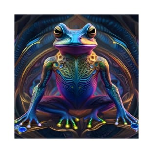 Froggy Animal Spirit (26.1) - Trippy Psychedelic Frog T-Shirt