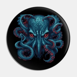 Devil octopus Pin