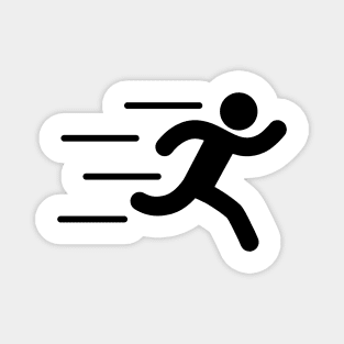 Running Silhouette Magnet