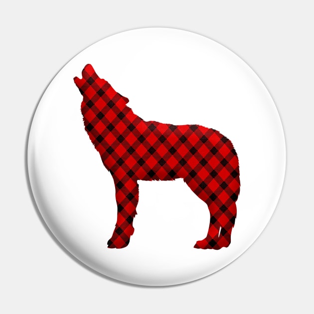 Buffalo Plaid Bear Pin by skycloudpics