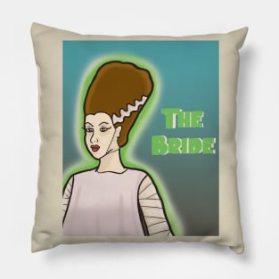 The Bride of Frankenstein Pillow
