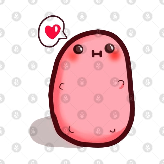 Kawaii Potato by Lauderdalle