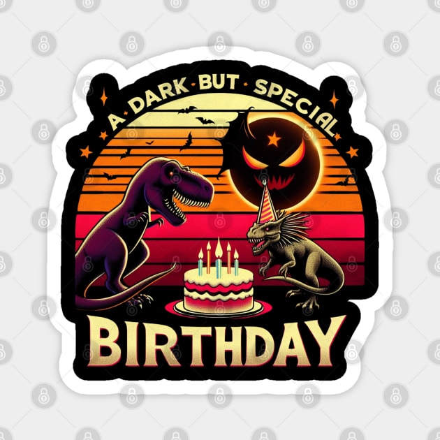 A dark but special birthday. Total solar eclipse birthday Magnet by TRACHLUIM