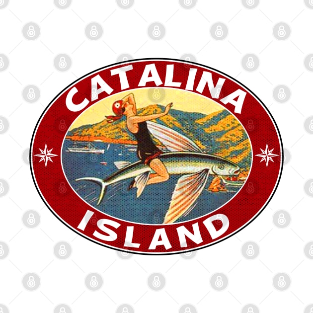 Catalina Island Island California Flying Fish Vintage Travel by TravelTime